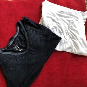 2 for 1 real soft v-necks